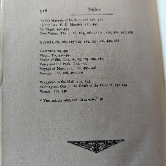 10% OFF Antique-TENNYSON His Art and Relation to Modern Life-Stepford A. Brooke - Picture 11 of 12